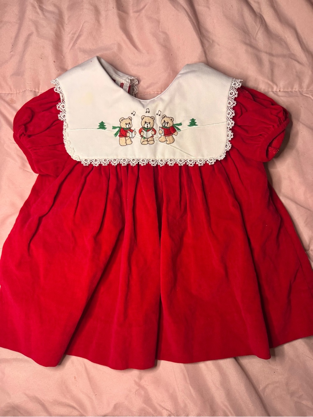 Vintage toddle tyke Christmas dress